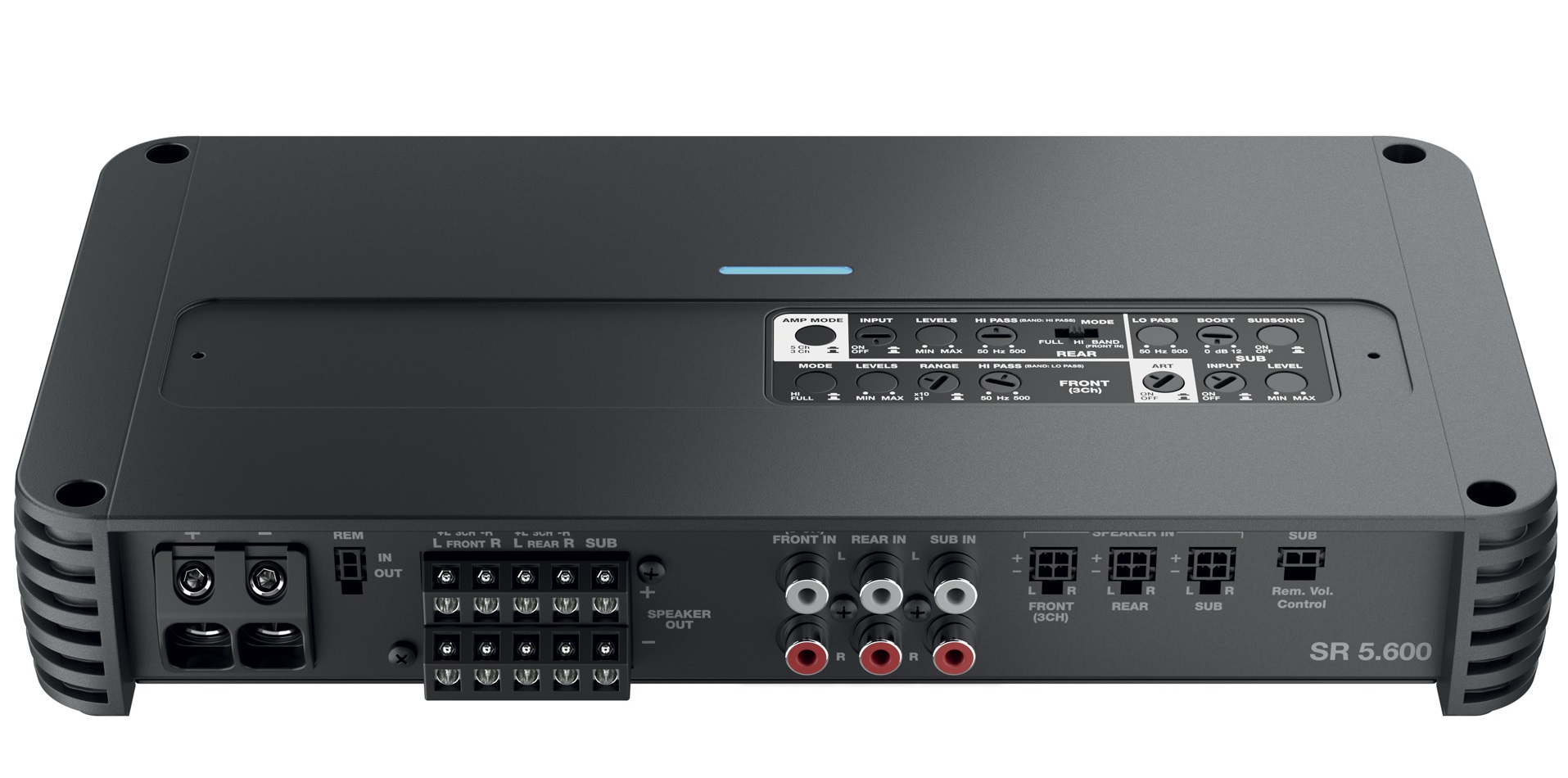 Audison SR 5.600 Ver.2 5KANAL VERSTÄRKER Class D Verstärker mit FREQUENZWEICHE 1000 Watt